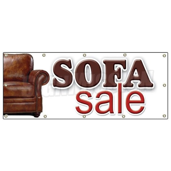 SOFA SALE BANNER SIGN couch furniture store signs 50% 25% 10% huge